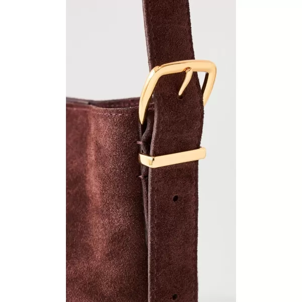 Madewell Womens The Essential Mini Bucket Tote in SuedeChocolate Raisin Suede