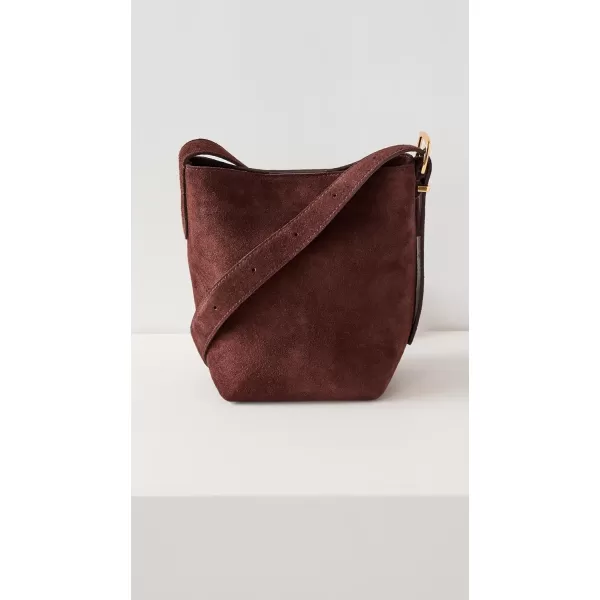 Madewell Womens The Essential Mini Bucket Tote in SuedeChocolate Raisin Suede