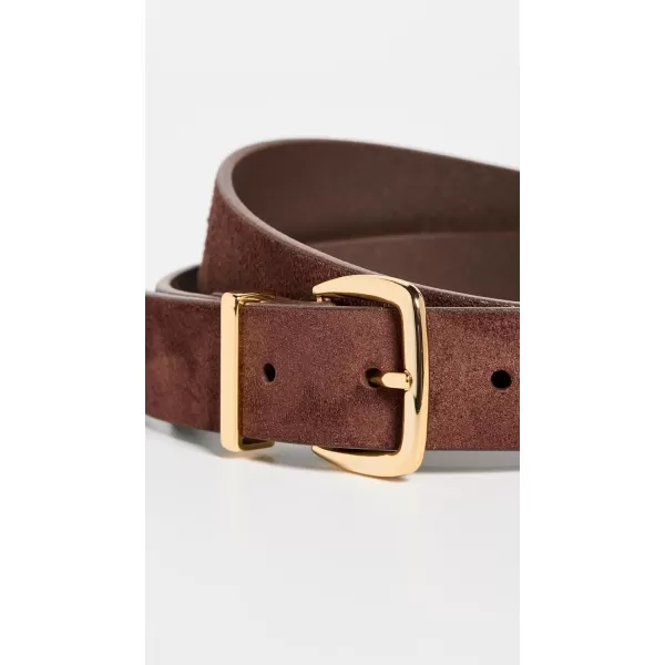 Madewell Womens The Essential Suede BeltChocolate Raisin