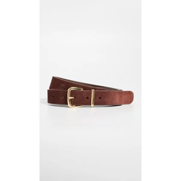 Madewell Womens The Essential Suede BeltChocolate Raisin