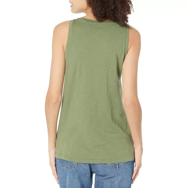 Madewell Womens Whisper Cotton VNeck TankFaded Palm