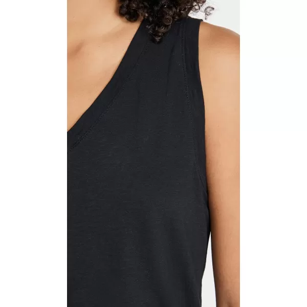 Madewell Womens Whisper Cotton VNeck TankTrue Black