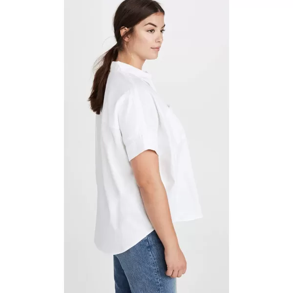 Madewell Womens White Cotton Courier ShirtPure White