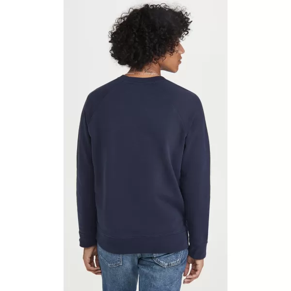 Maison Kitsune Mens Fox Head Patch Classic SweatshirtNavy