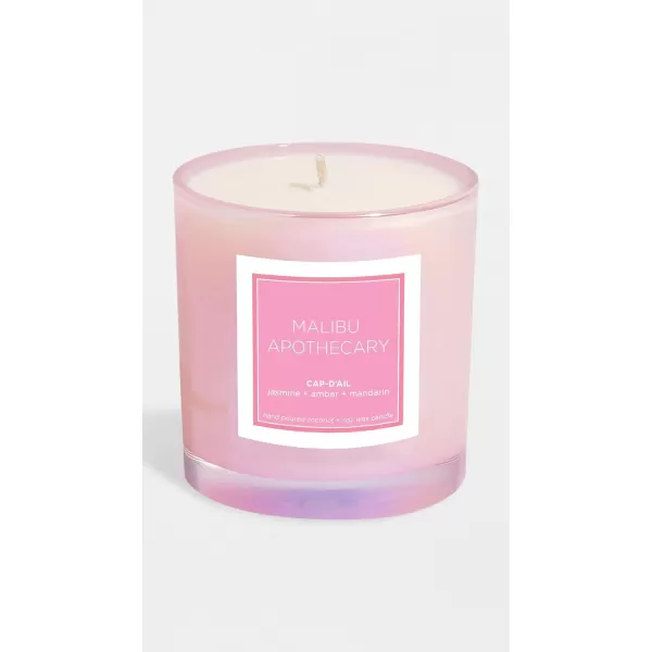 Malibu Apothecary Womens CapDAil Candle Iridescent Pink 75 Ounce75 Ounce 75