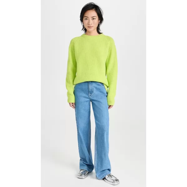 Mara Hoffman Womens Andi SweaterChartreuse