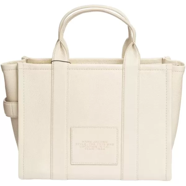 Marc Jacobs The Leather Medium Tote BagCottonSilver