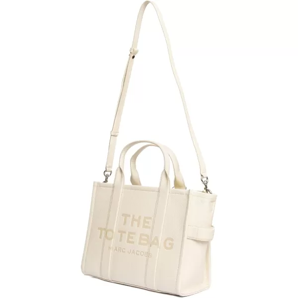 Marc Jacobs The Leather Medium Tote BagCottonSilver