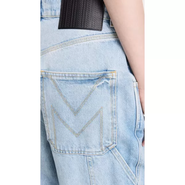 Marc Jacobs Womens Oversized Carpenter JeansSun Bleached Denim