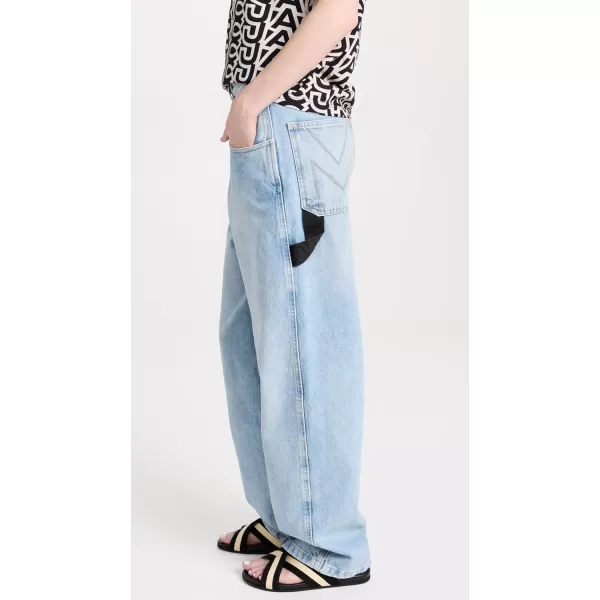 Marc Jacobs Womens Oversized Carpenter JeansSun Bleached Denim