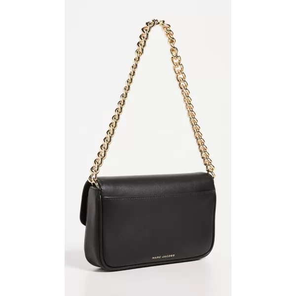 Marc Jacobs Womens The J Marc Shoulder BagBlack