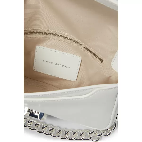 Marc Jacobs Womens The J Marc Shoulder BagWhiteSilver