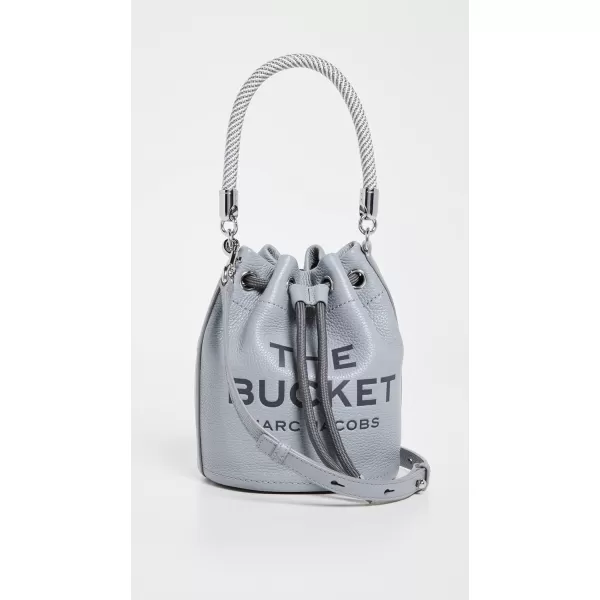 Marc Jacobs Womens The Leather Bucket BagWolf Grey