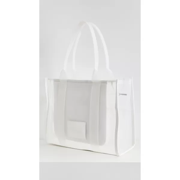 Marc Jacobs Womens The Mesh Large Tote BagWhite