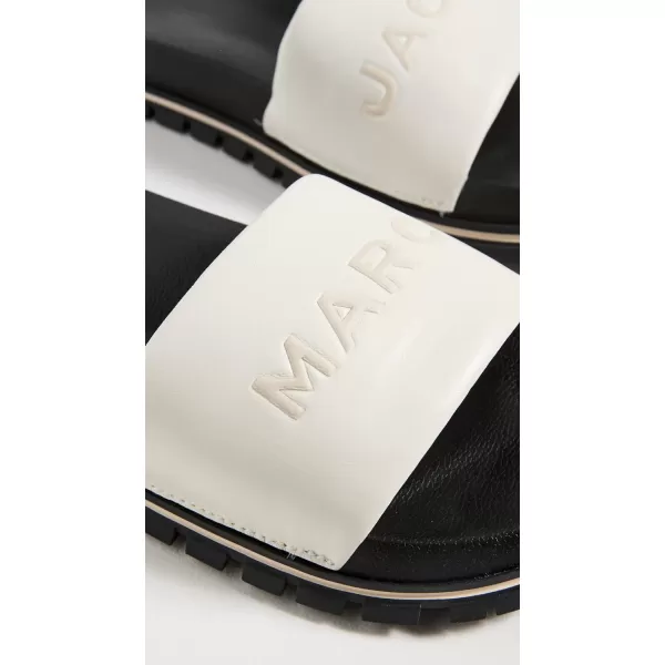 Marc Jacobs Womens The Slide SandalsCottonWhite