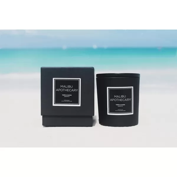 Matte Black Candle  Cayman Scent80 Ounce 80