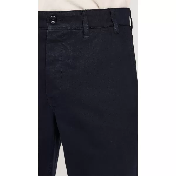 Mens Aros Regular Broken Twill Chino TrousersDark Navy