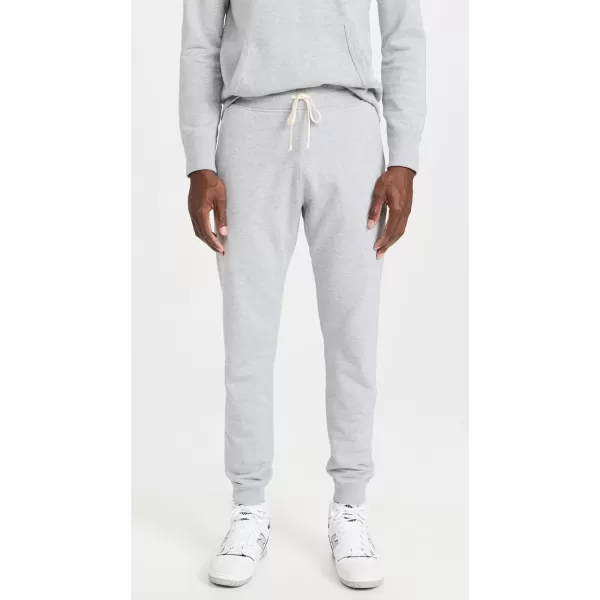 Mens Mid Weight Terry Slim SweatpantsHeather Grey