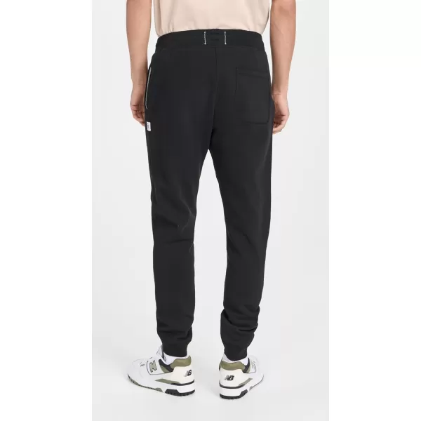 Mens Midweight Terry Slim SweatpantsBlack