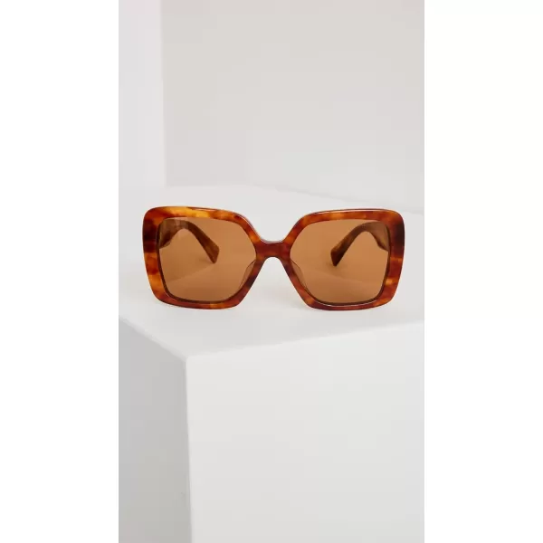 Miu Miu Womens Oversized Square SunglassesBrown