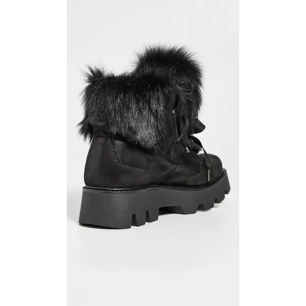 Montelliana Womens Aurora Goat Fur BootsBlack