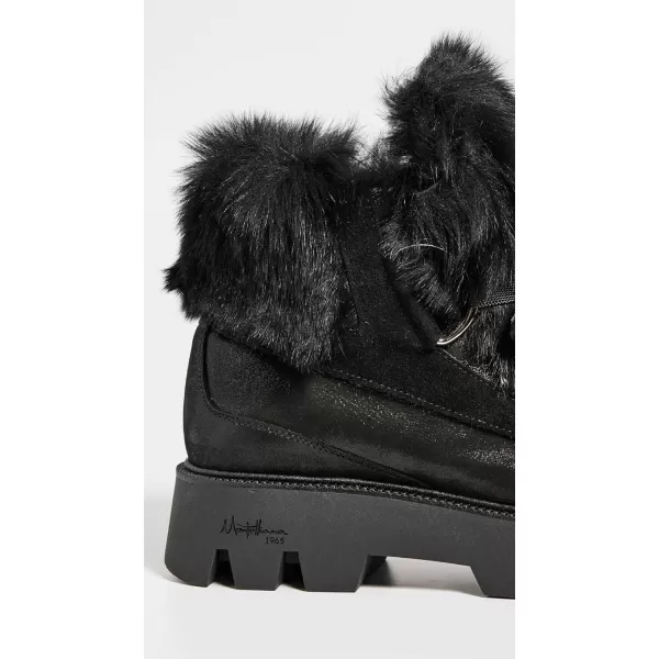 Montelliana Womens Aurora Goat Fur BootsBlack