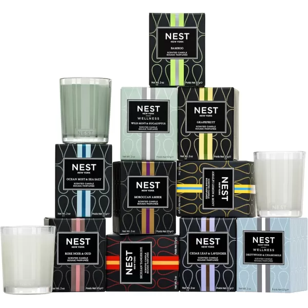 NEST New York Bamboo Scented Classic CandleAmalfi Lemon amp Mint Votive Candle 2 oz Candle