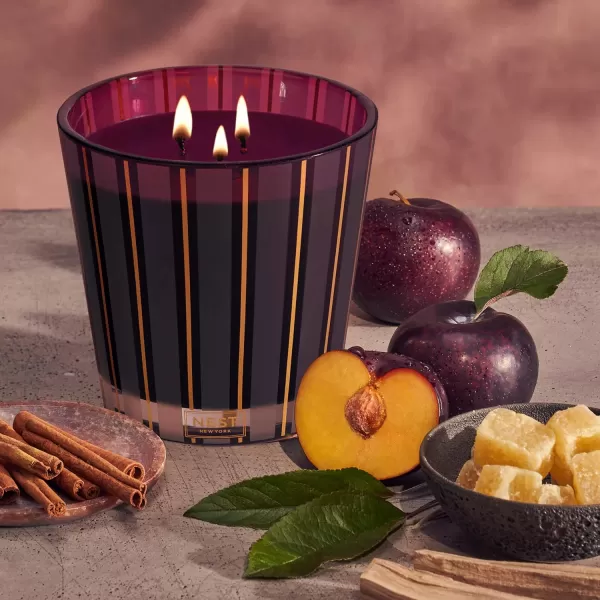 NEST New York Bamboo Scented Classic CandleAutumn Plum 3Wick Candle