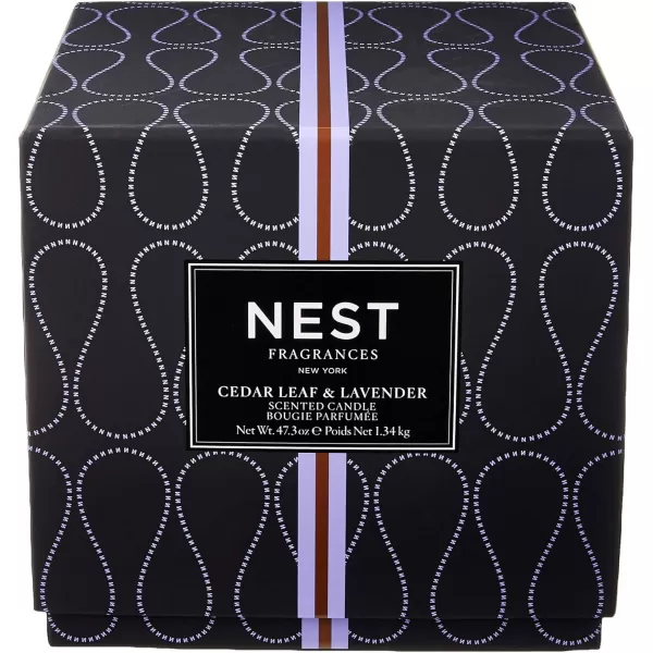 NEST New York Bamboo Scented Classic CandleCedar Leaf amp Lavender Luxury Candle