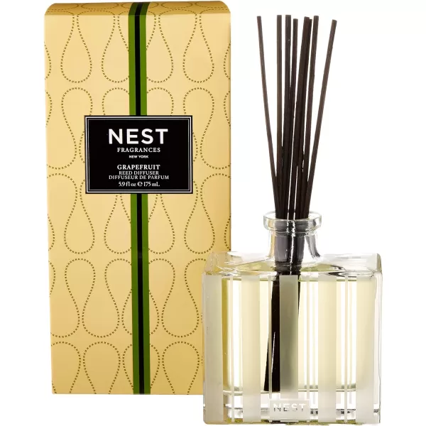 NEST New York Bamboo Scented Classic CandleGrapefruit Classic Candle  Reed Diffuser