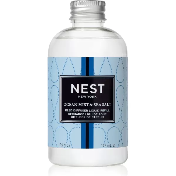 NEST New York Bamboo Scented Classic CandleOcean Mist amp Sea Salt Classic Candle Sea Salt Refill