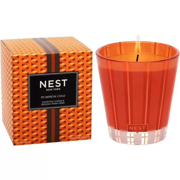 NEST New York Bamboo Scented Classic CandlePumpkin Chai Classic Candle  Soap