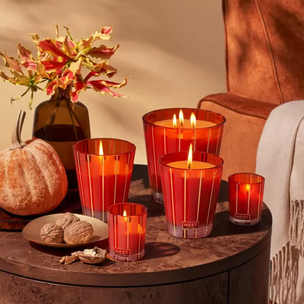 NEST New York Bamboo Scented Classic CandlePumpkin Chai Votive Candle