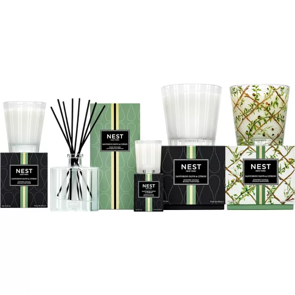 NEST New York Bamboo Scented Classic CandleSantorini Olive amp Citron Classic Candle