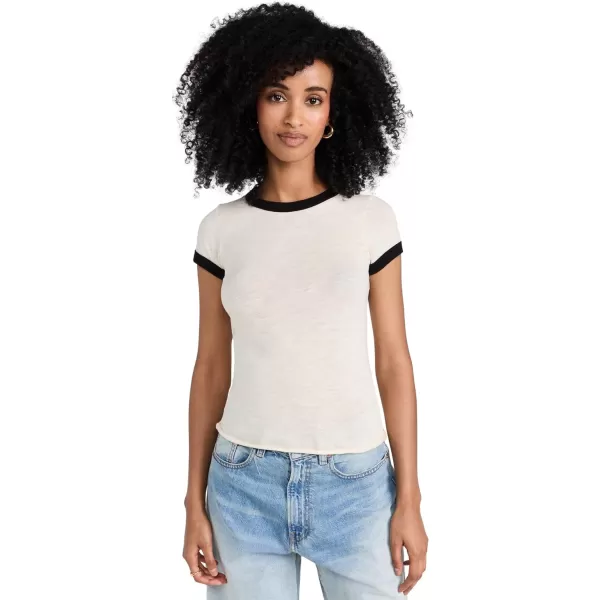 NSF Womens Bodhi Crop Fitted Ringer TeeNSF Womens Bodhi Crop Fitted Ringer Tee