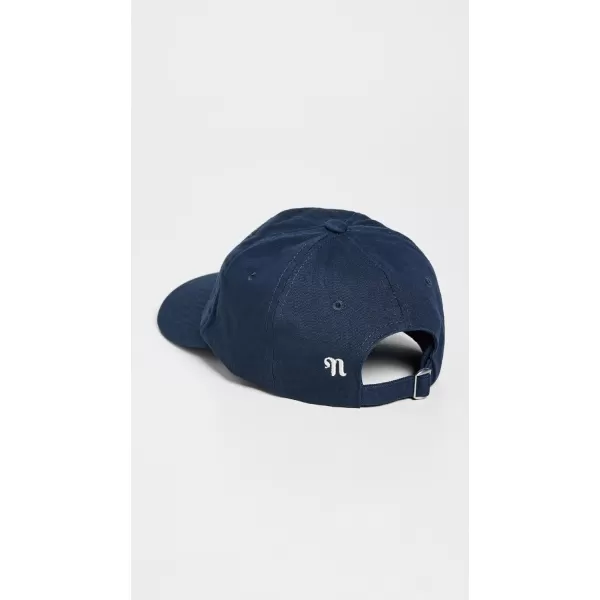 Nanushka Womens Val Logo CapNavyCreme