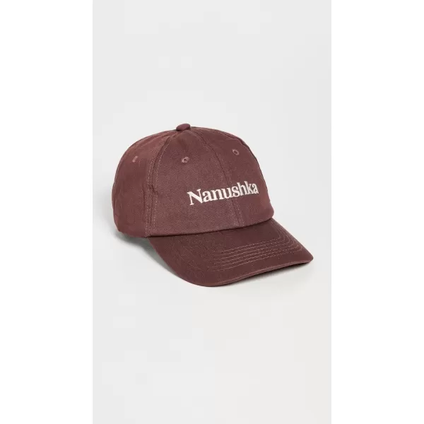 Nanushka Womens Val Logo CapNutmegCrme