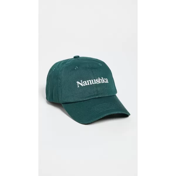 Nanushka Womens Val Logo CapPine Green