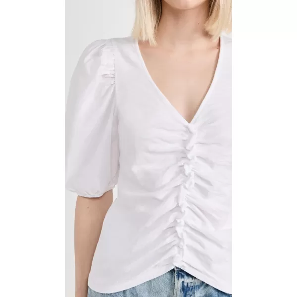 Nation LTD Womens Giada Top ShirtOptic White