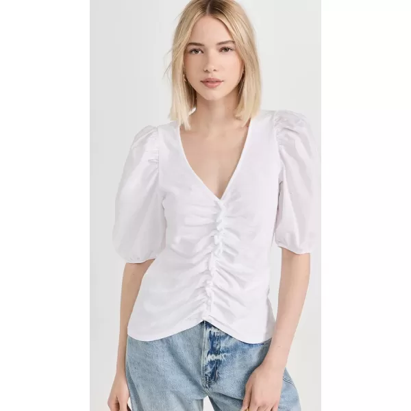 Nation LTD Womens Giada Top ShirtOptic White