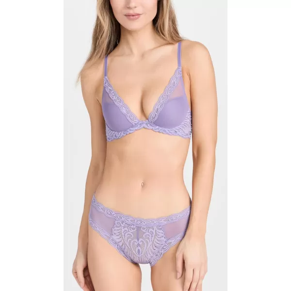 Natori Womens Feathers HipsterPurple Haze