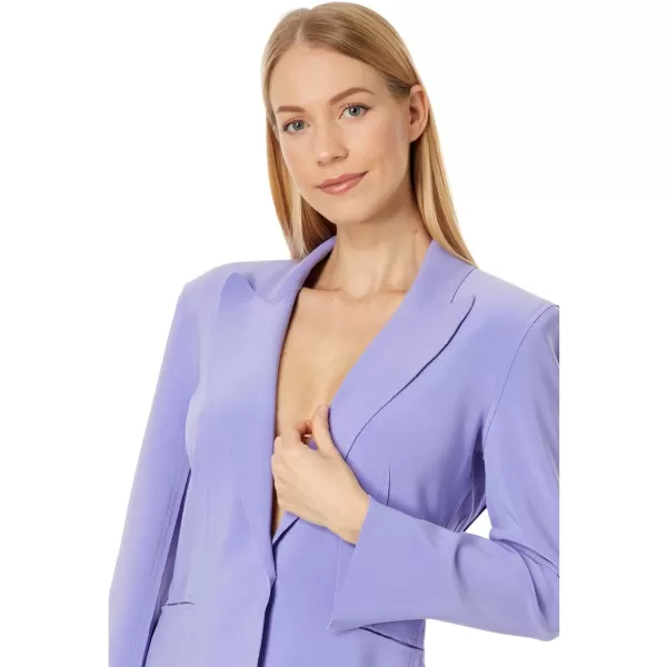 Norma Kamali Womens Classic Single Breasted JacketLilac