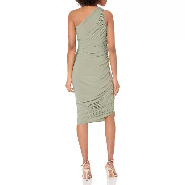 Norma Kamali Womens Diana Dress to KneeDried Sage