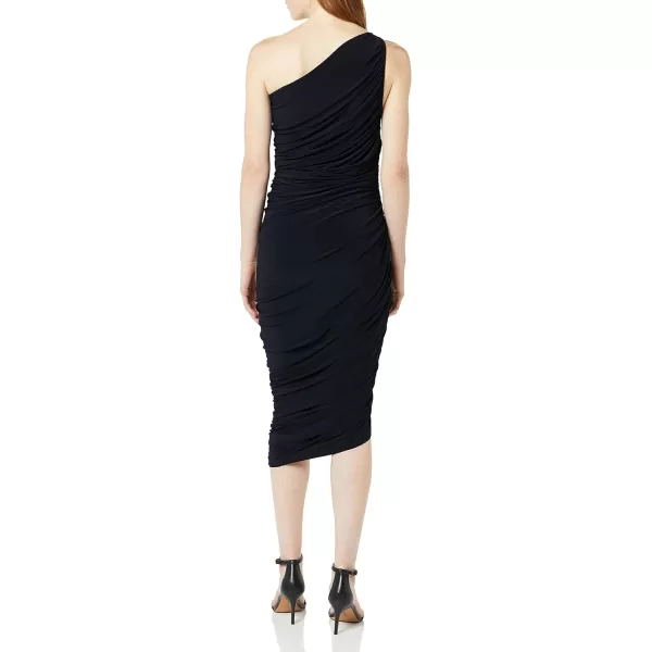 Norma Kamali Womens Diana Dress to KneeMidnight