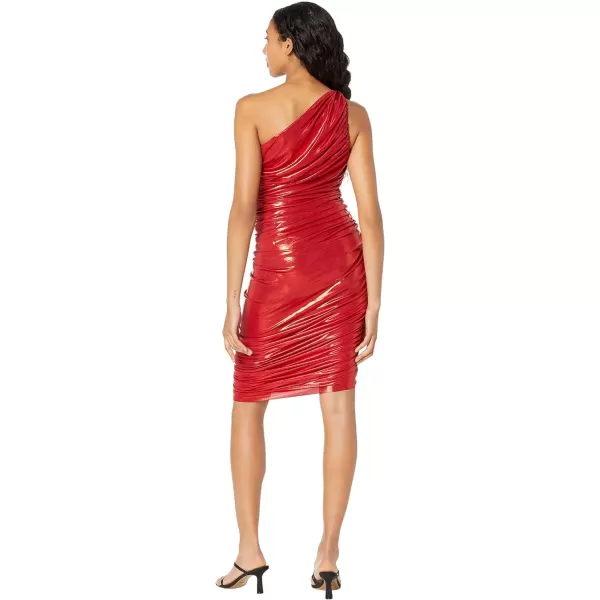 Norma Kamali Womens Diana Dress to KneeTiger Red