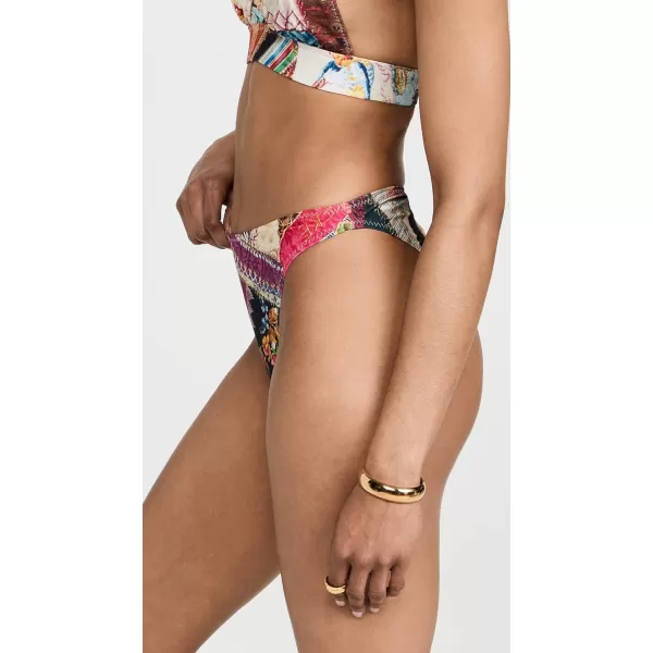 Norma Kamali Womens Luca Bikini BottomsVintage Quilt