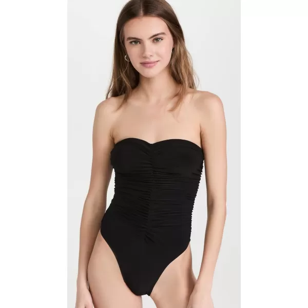 Norma Kamali Womens Slinky Marissa SwimsuitBlack