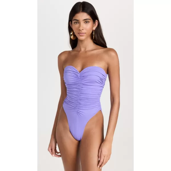 Norma Kamali Womens Slinky Marissa SwimsuitLilac