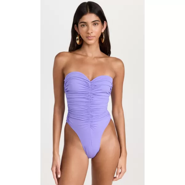 Norma Kamali Womens Slinky Marissa SwimsuitLilac