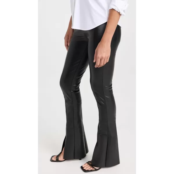 Norma Kamali Womens Spat LeggingsBlack Vegan Leather